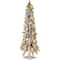 4 ft. Pre-Lit Snowy Downswept Forstree Slim Flocked Artificial Christmas Tree, Clear Lights